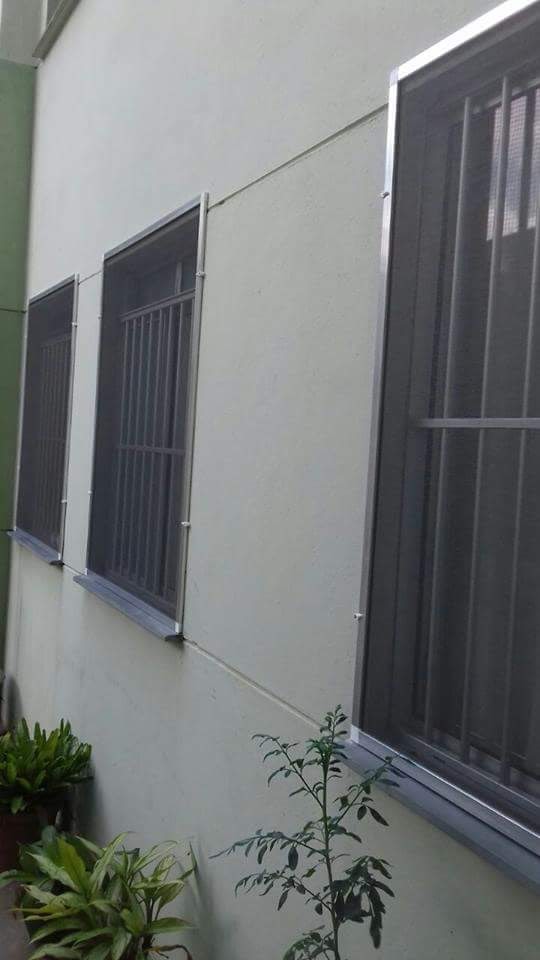 Exemplo de rede de proteção em sacada