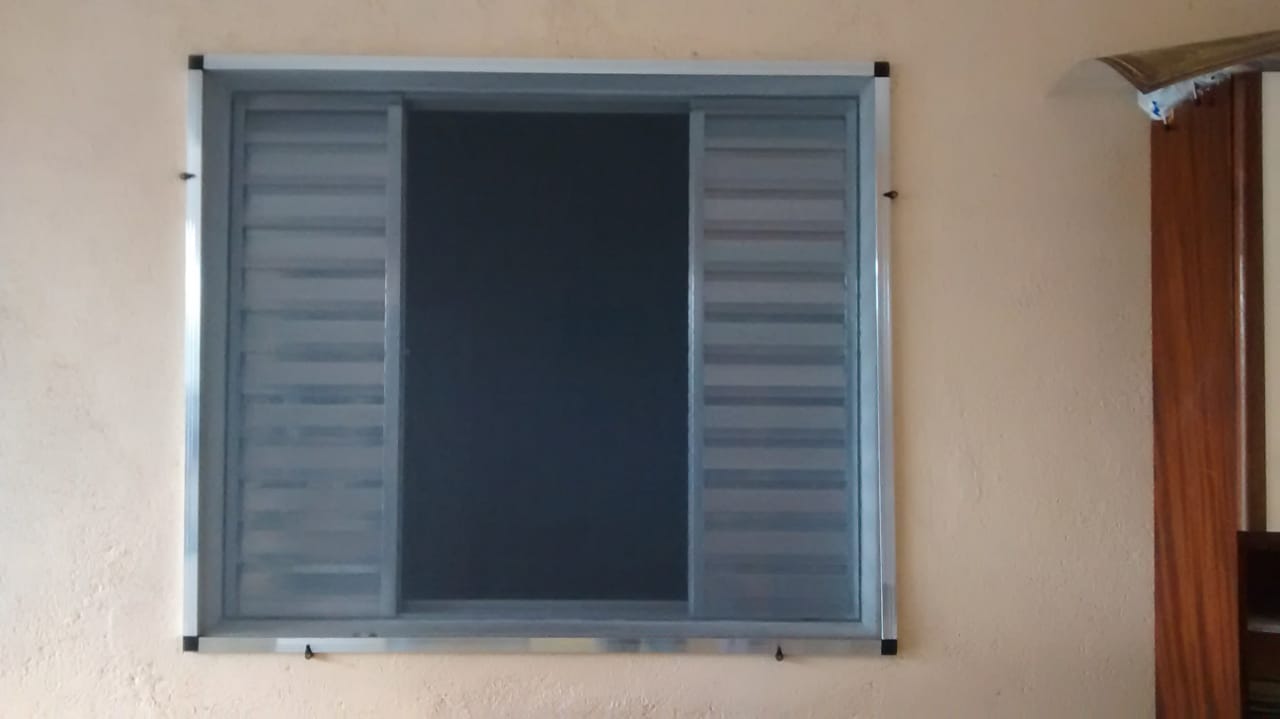 Exemplo de rede de proteção em sacada