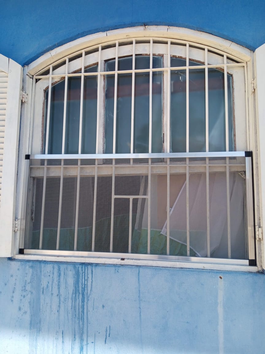 Exemplo de rede de proteção em sacada