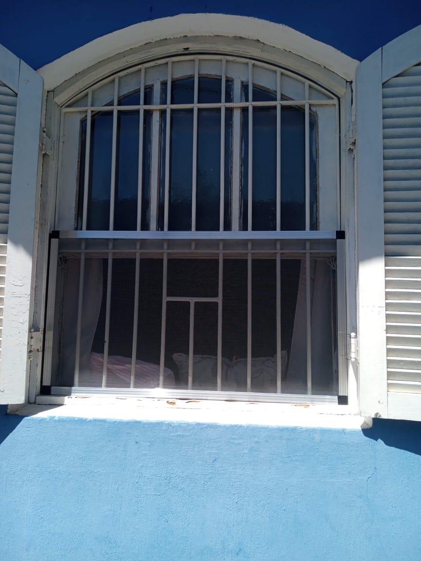 Exemplo de rede de proteção em sacada