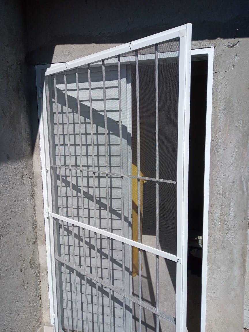 Exemplo de rede de proteção em sacada